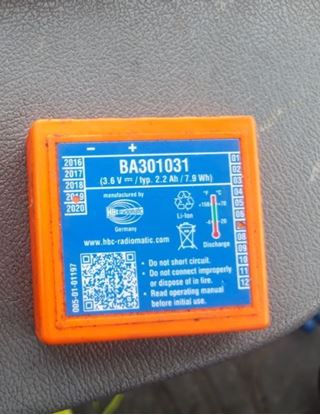 Billede af Batteriet BA223030 er udskiftet
af vores nye batteri BA223031.
Dette batteri er 100% kompatibelt.