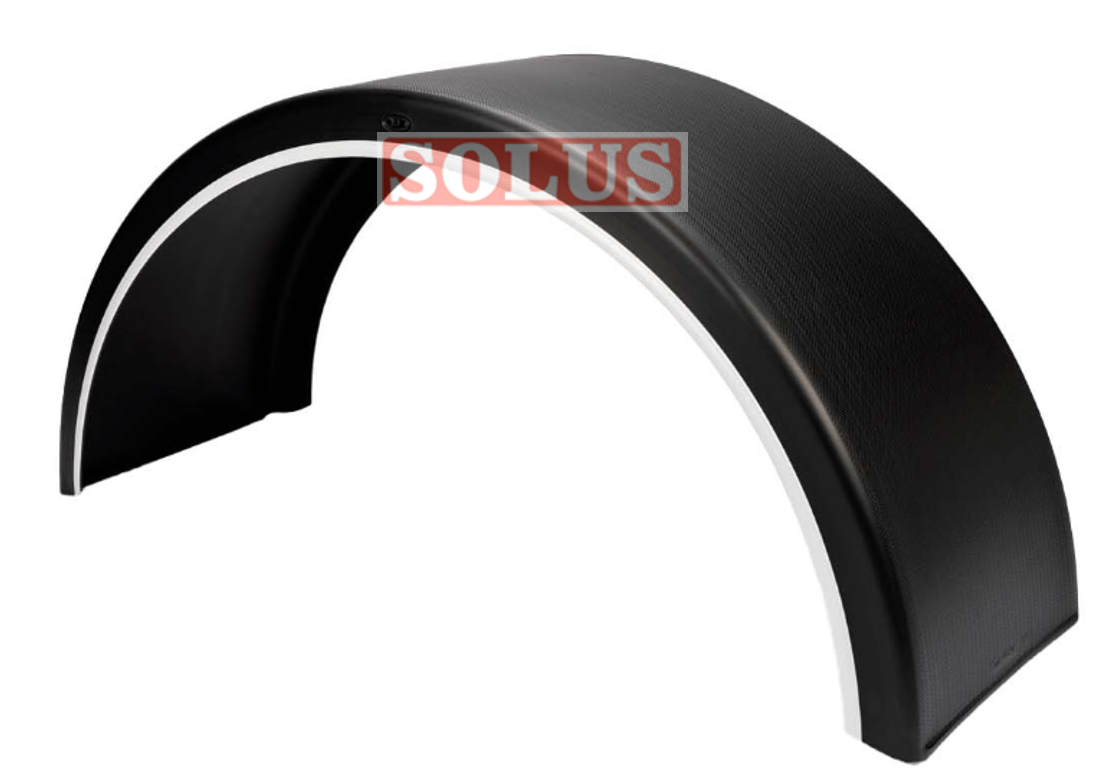 Plastskærm Ø820mm bredde 290mm