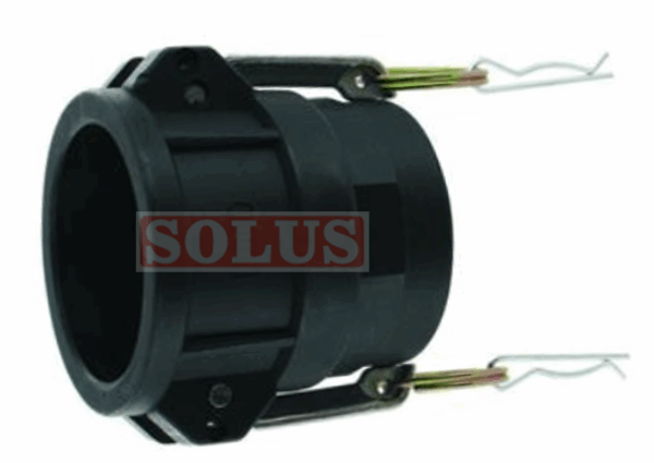 3" D camkobling PP muffe hun Camlock