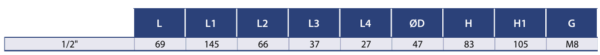Manuel 6-vejsventil 1/2" - Billede 3