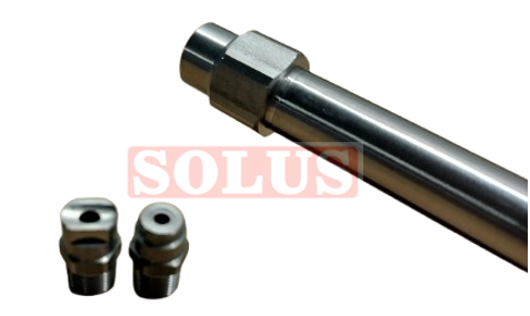 Rustfri stållanse med håndtag og 2 dyser ML210-510, 820 mm - Billede 2